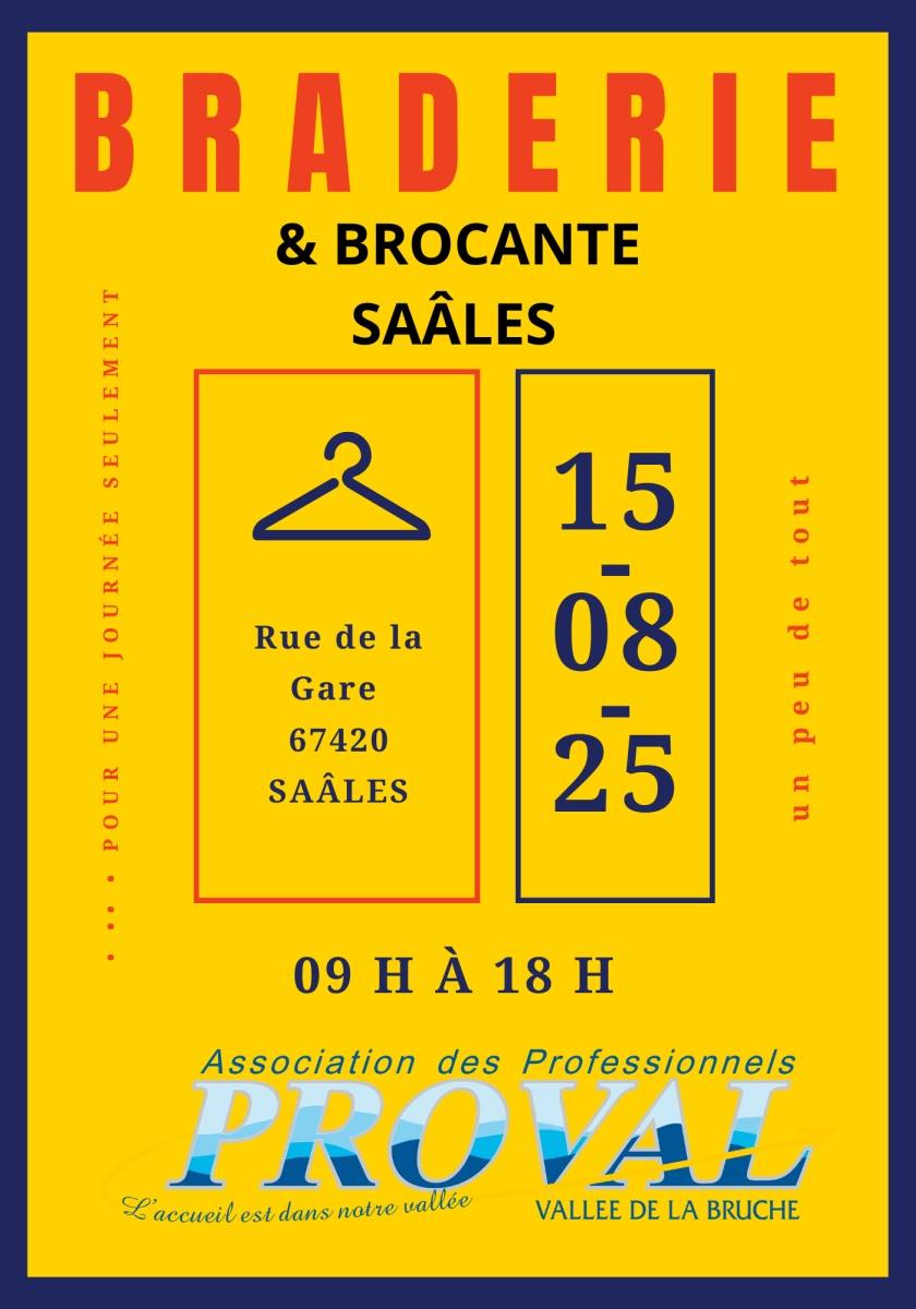 Braderie et vide grenier