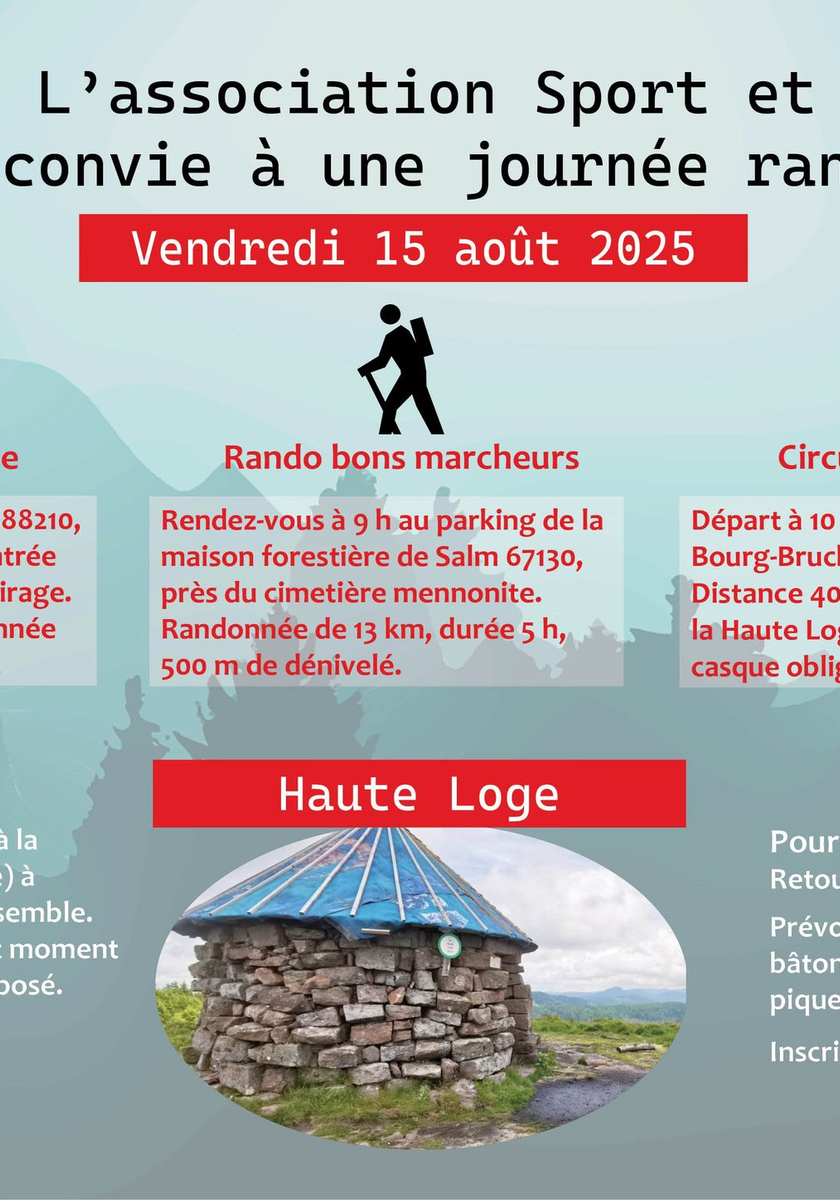 Journée randonnée