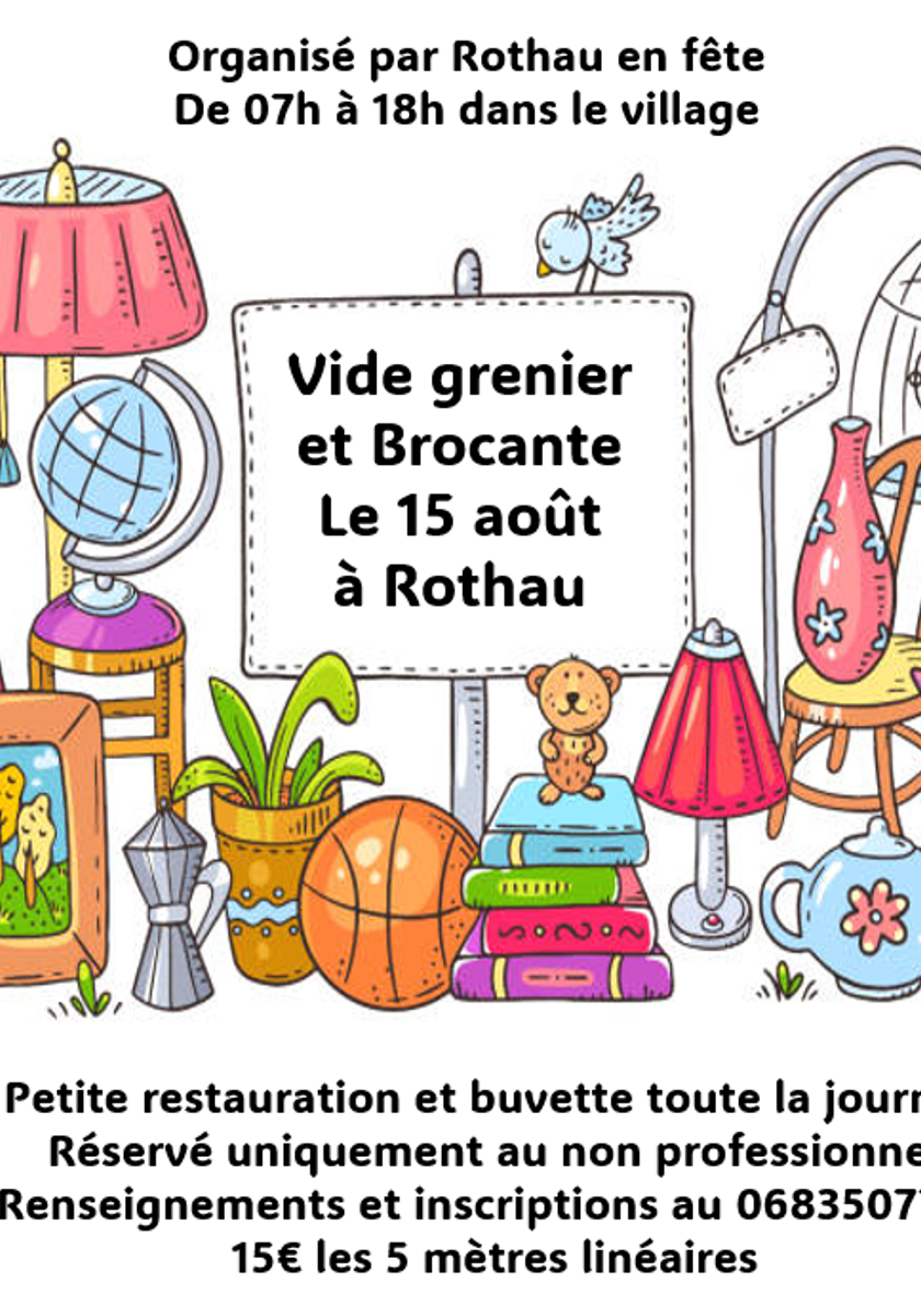 Vide grenier - brocante 