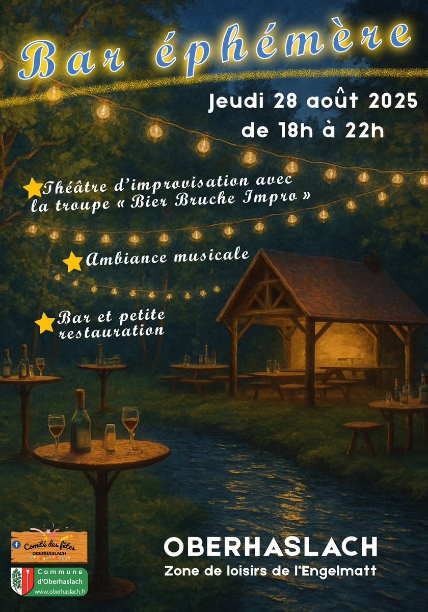  Bar éphémère