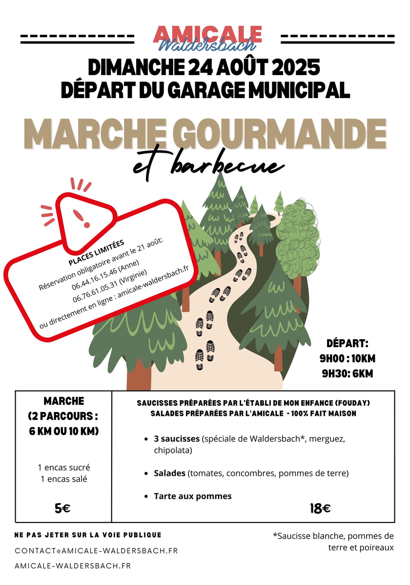 Marche gourmande et barbecue