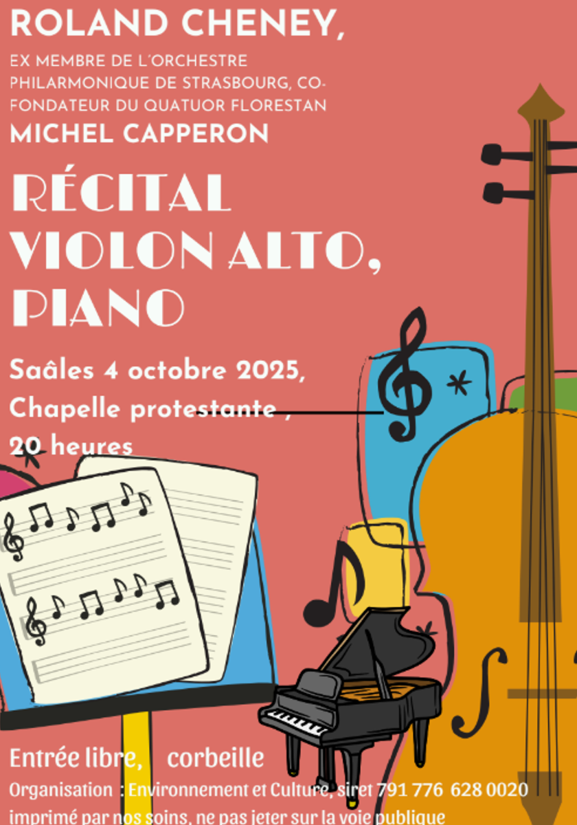 Récital violon alto et piano