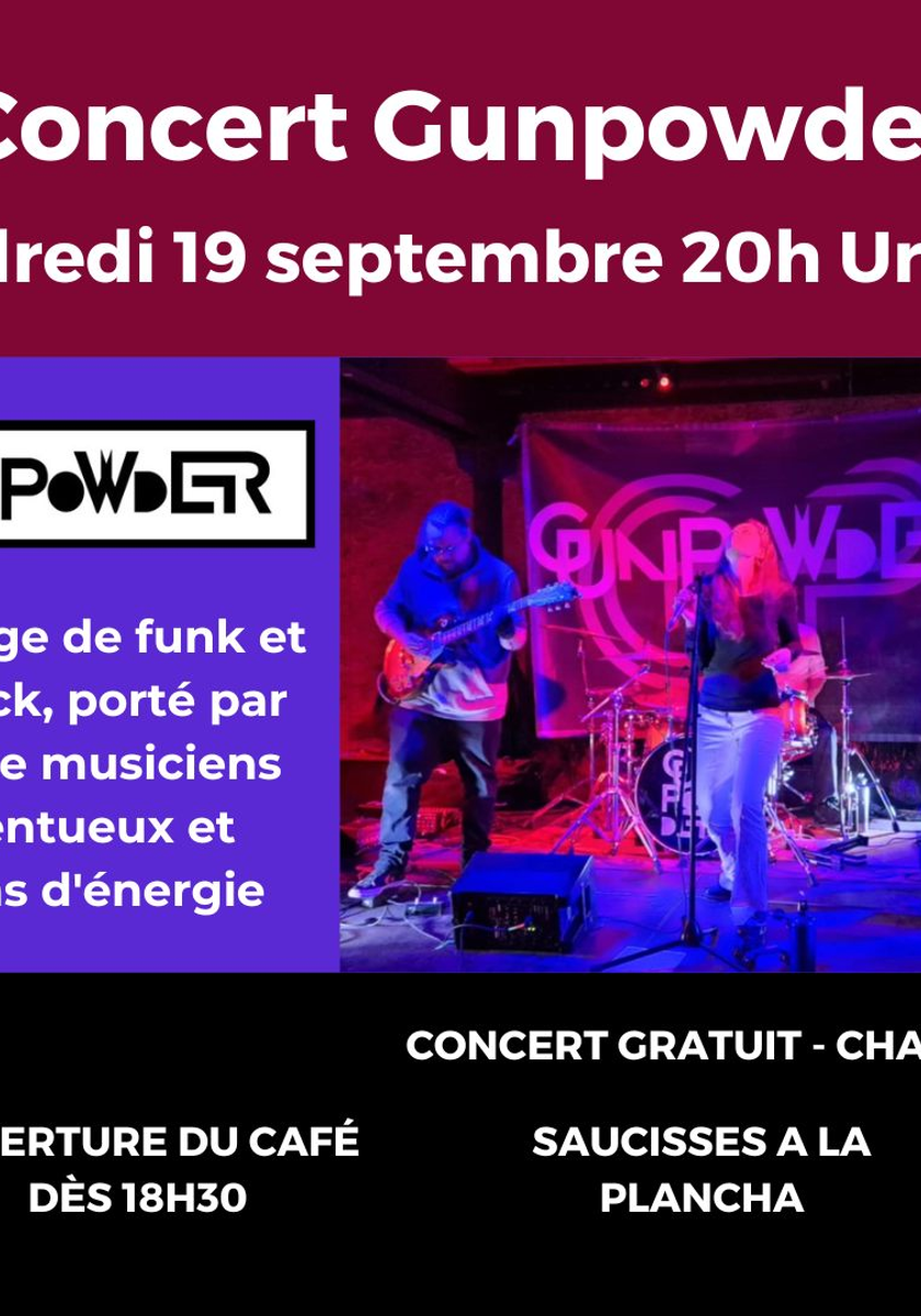 Concert du groupe "Gunpowder"