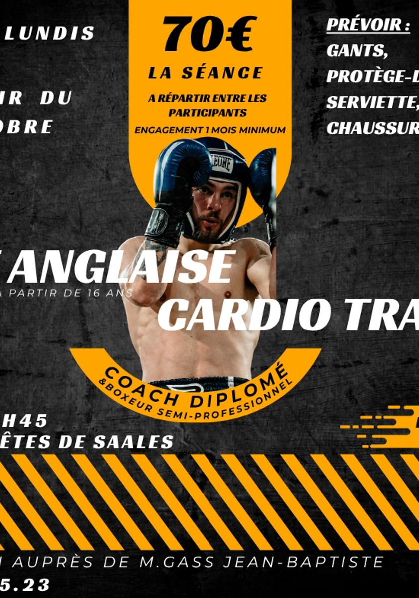 BOXE ANGLAISE et CARDIO TRAINING