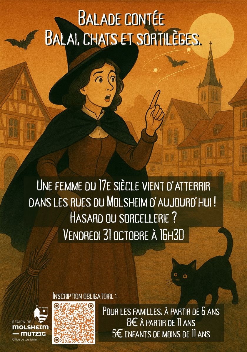 Balade contée "Balais chats et sortilèges"
