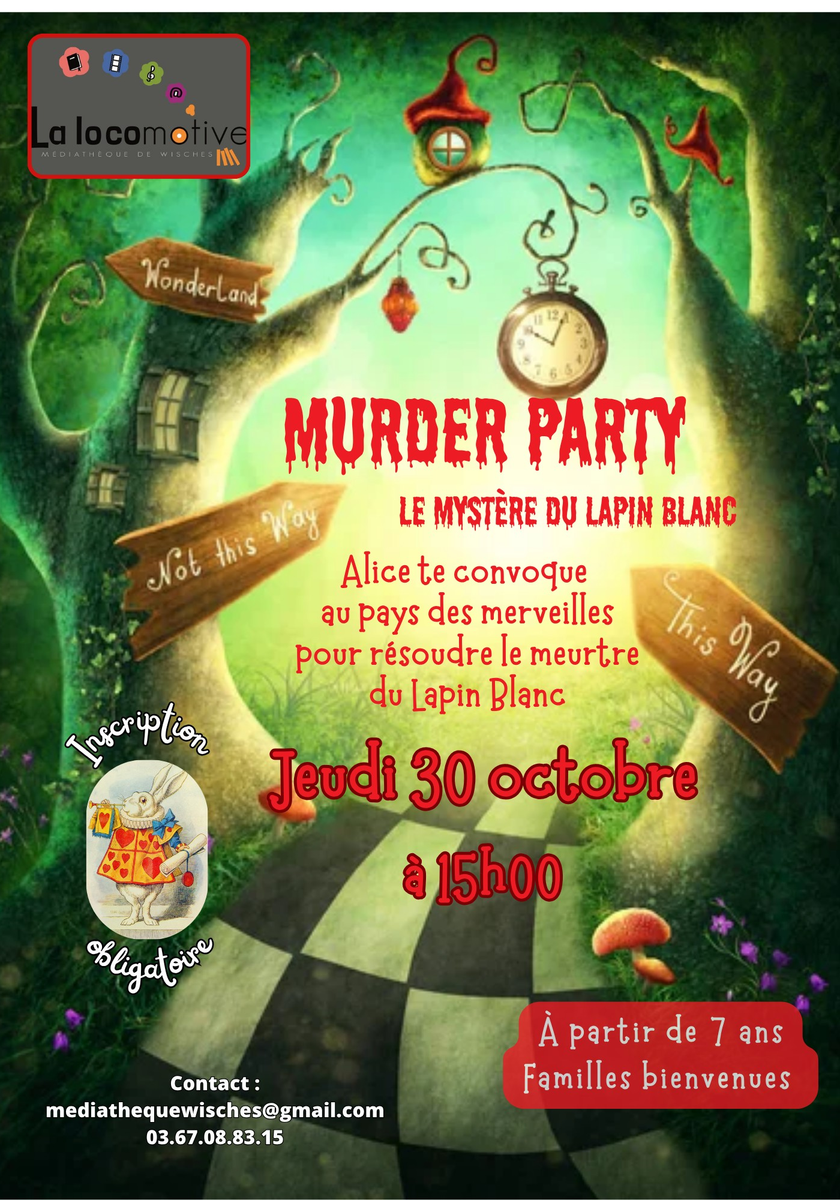 Murder Party  "Le mystère du Lapin Blanc"