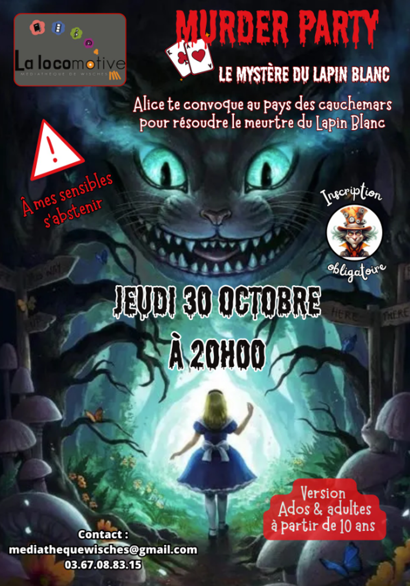  Murder Party  "Le mystère du Lapin Blanc"