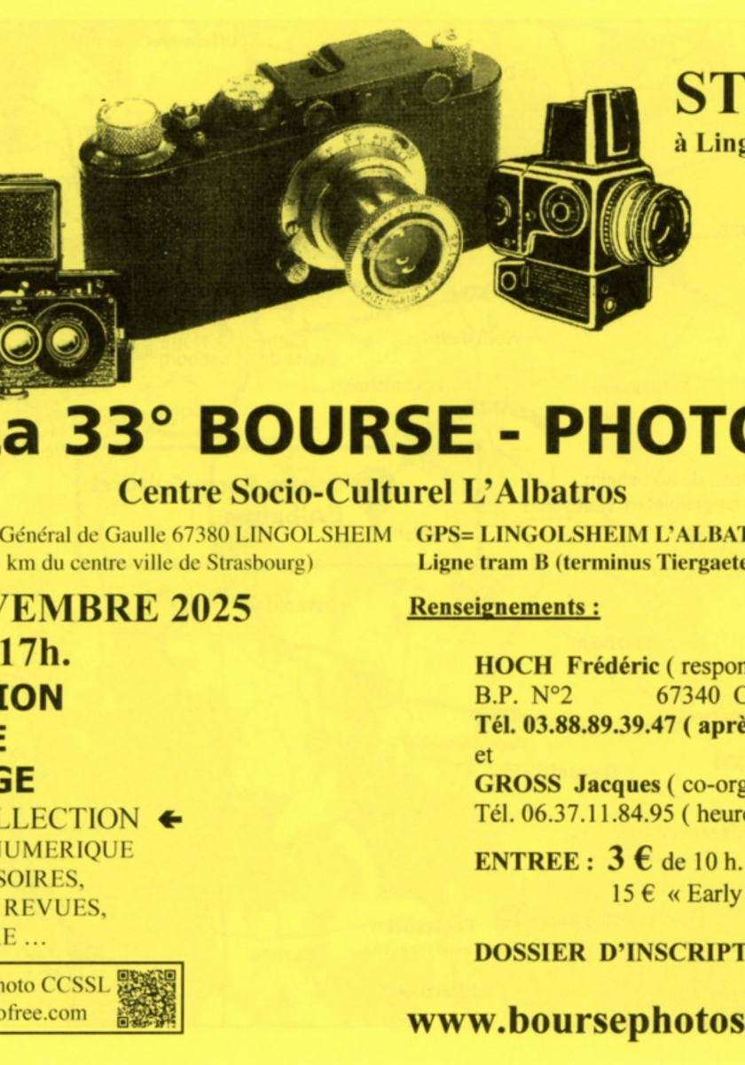 La 33e Bourse Photo de Strasbourg  