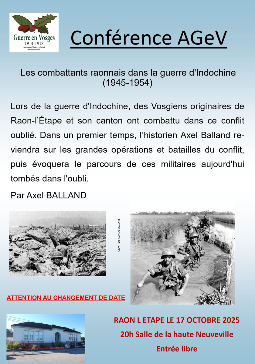  Combattants raonnais dans la guerre d'Indochine
