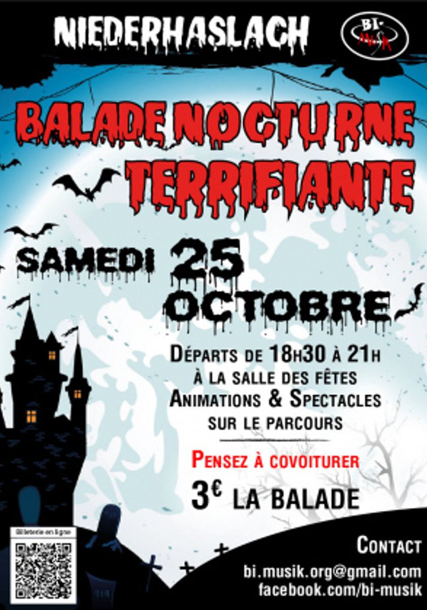 Balade nocturne terrifiante