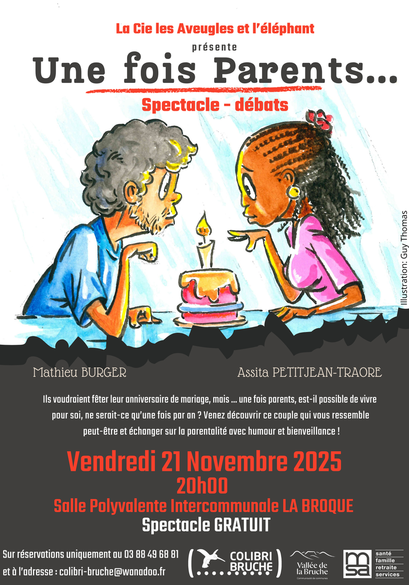 Spectacle - Débat "Une fois parents"