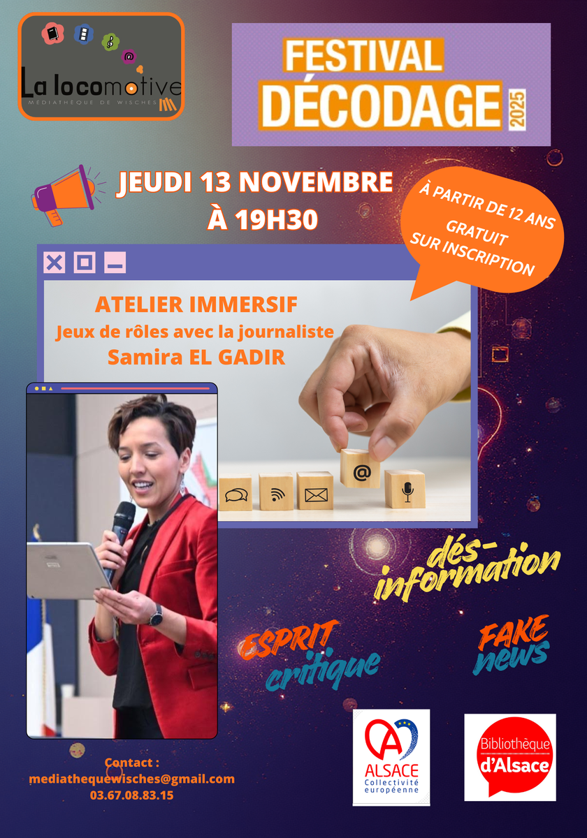 Atelier avec la journaliste Samira El Gadir