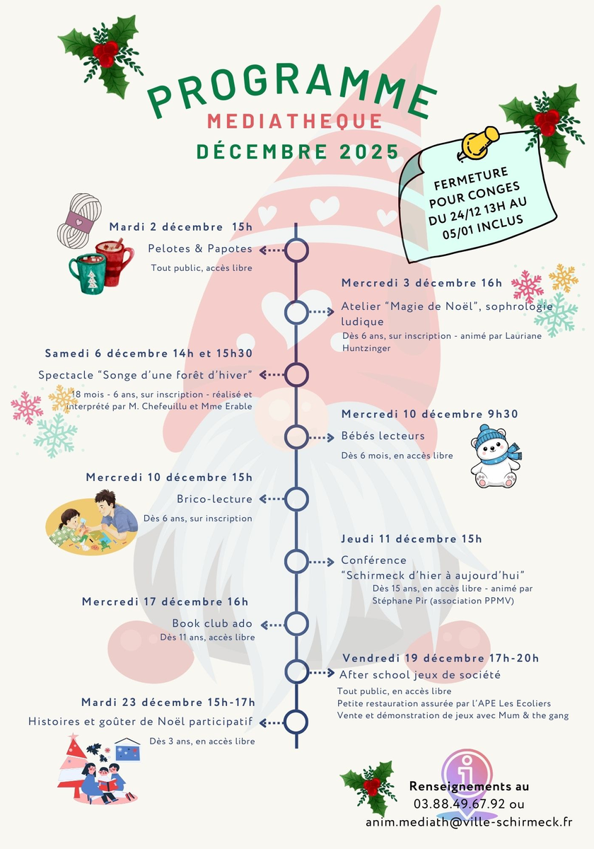 Ateliers médiathèque