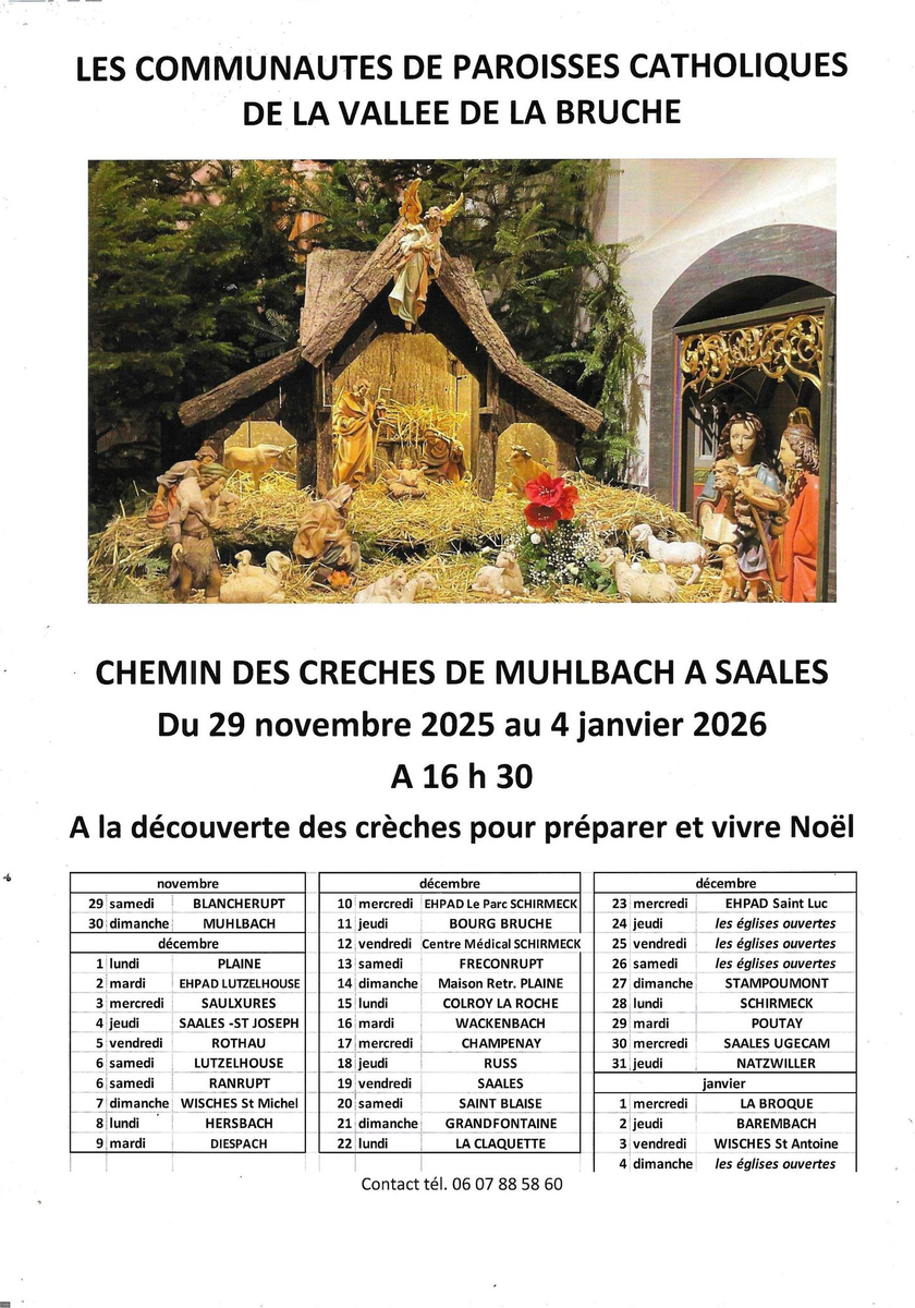  Chemin des Crèches, de Muhlbach à Saales