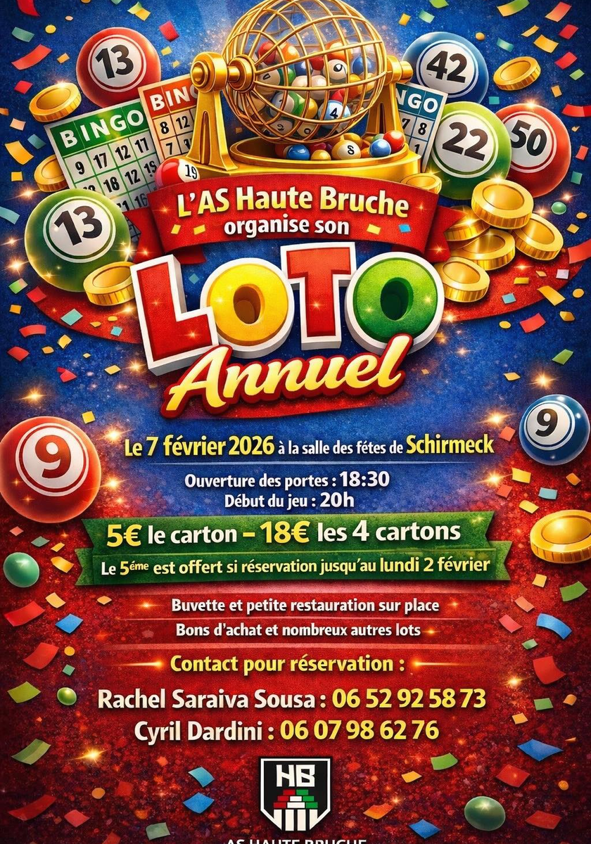  LOTO ANNUEL – AS HAUTE BRUCHE 