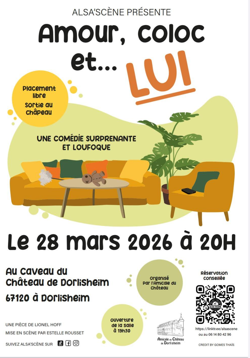 La comédie Amour, coloc et… LUI