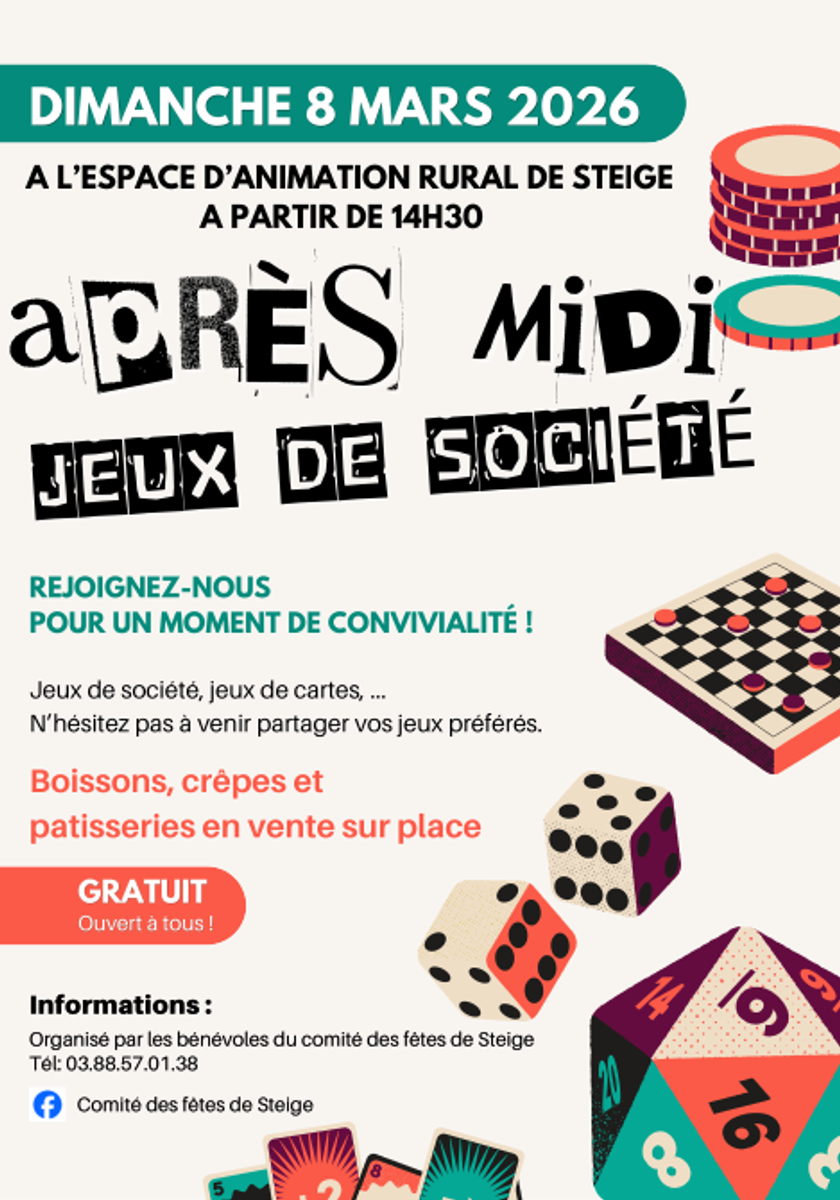 Après-Midi JEUX de SOCIETE