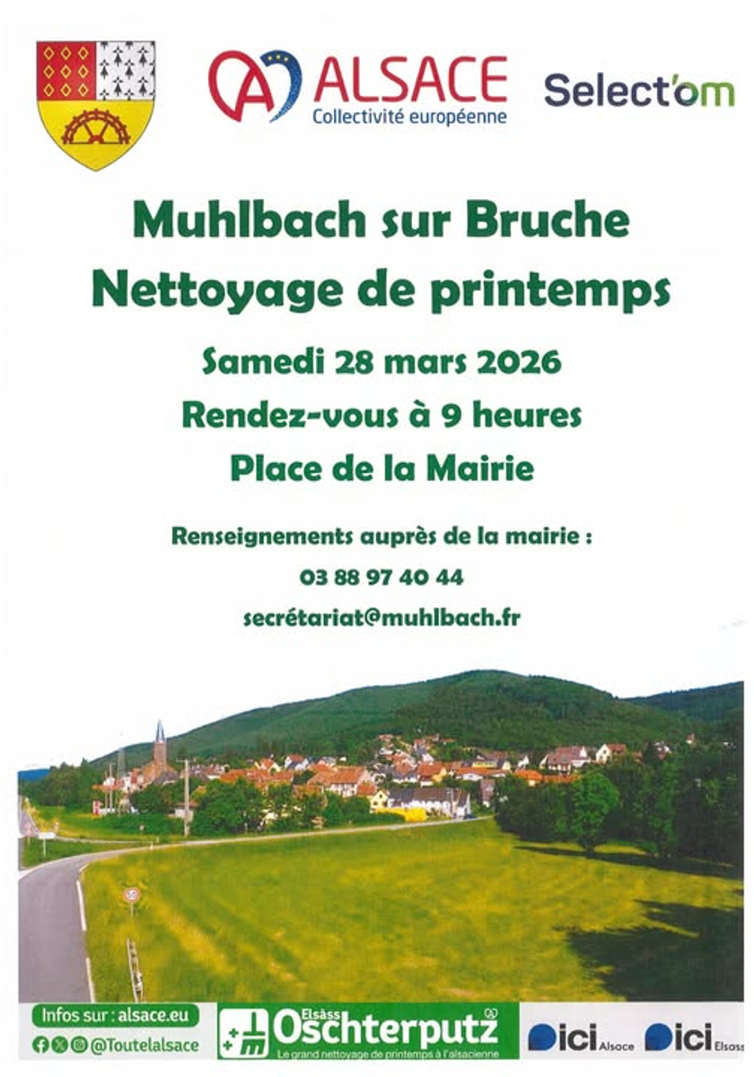 Nettoyage de printemps