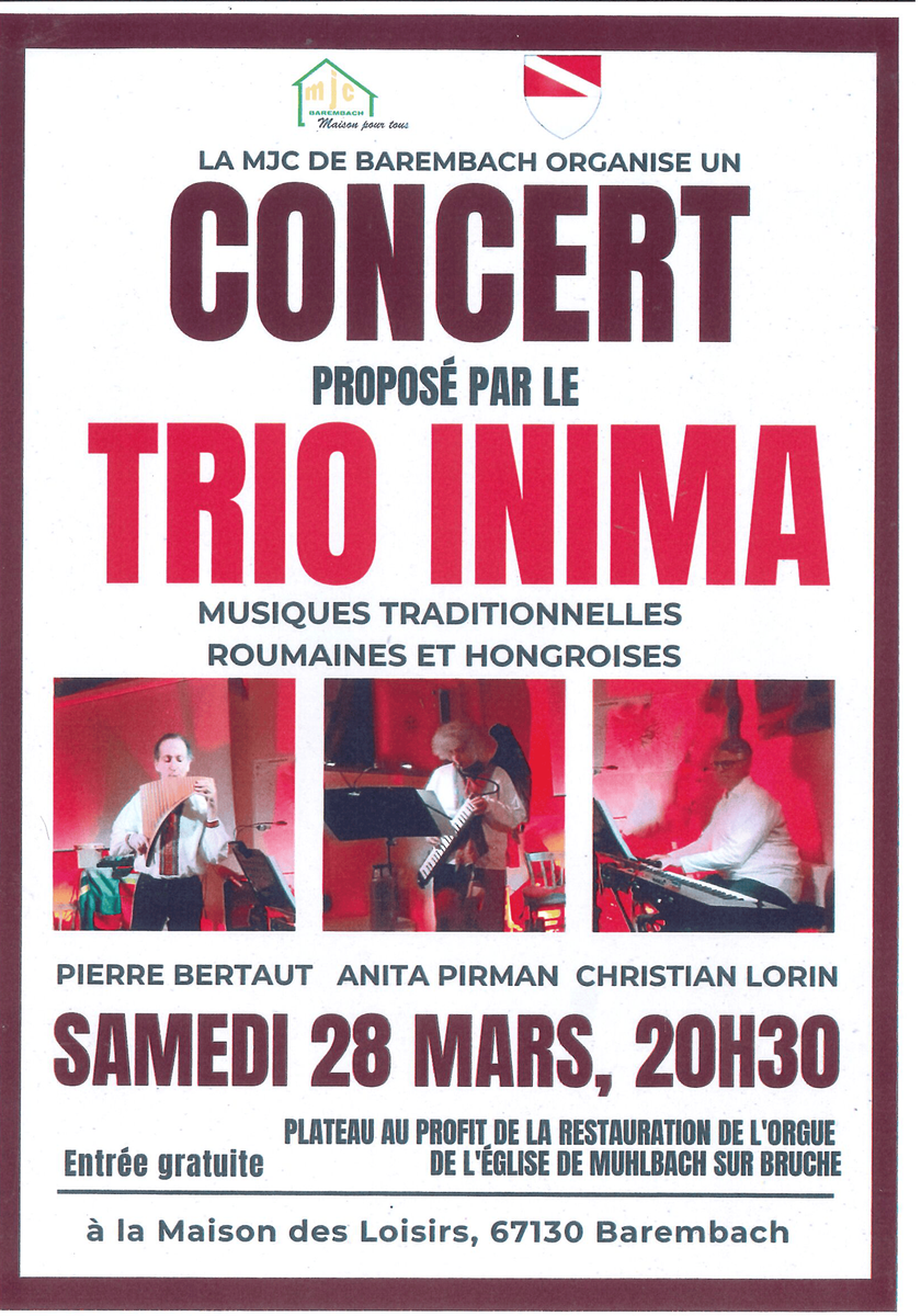 Concert de "Trio Inima"